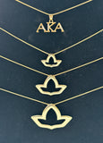 FOUR AKA Ivy Necklace Set - GOLD