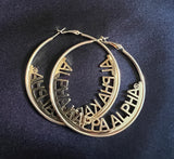 Gold AKA Hoop Earrings - Stainless Steel