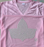 3D Pearl Ivy AKA Pink Polyester Mesh Jersey