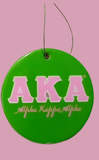 AKA Letters Ornament