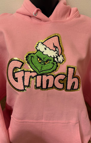 Pink & Green Grinch AKA Style Hoodie