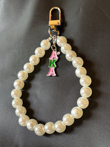 Pearl Charm Purse Candy/ KeyChain - Letters