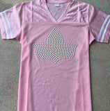 3D Pearl Ivy AKA Pink Polyester Mesh Jersey