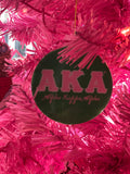 AKA Letters Ornament